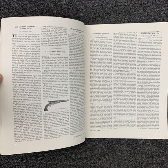 Vintage The American Rifleman Magazine March 1935 Sporting Hunting Firearms - Picture 6 of 7